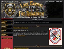 Tablet Screenshot of lcfd.com